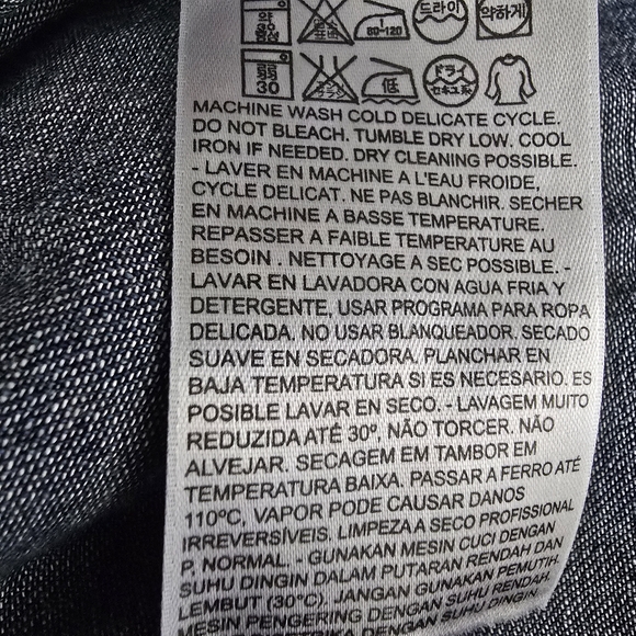 Levi’s Denim Western Shirt Men’s large - Picture 10 of 10